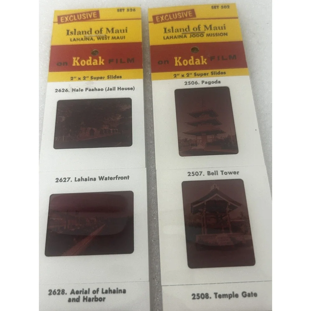 Kodak Super Slides - Lahaina Hawaii - Souvenir‎ Vintage 2